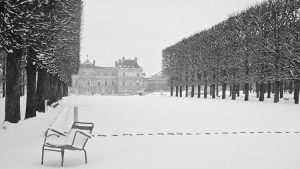 Nevo en Paris. Aqui Tulleries